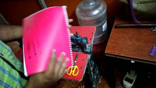 Spiral Binding | Manual spiral binding | spring binding