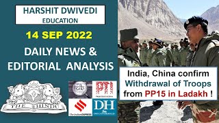 14 September 2022-The Hindu Editorial Analysis+Daily Current Affair/News Analysis by Harshit Dwivedi