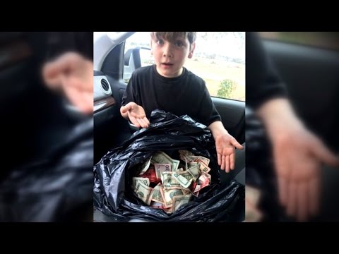 Boy, 7, Called A Hero After Finding Stolen Bag Of Cash Near Robbery Scene