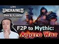 Gods Unchained F2P to Mythic Deck: Aggro War