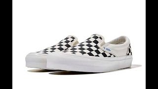 #86 VANS Og Classic Slip O - 제리 반스 체커보드 TMFFLQDHS 호빗이 신어도 될까요?