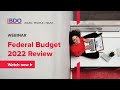 Federal Budget 2022 | Review Webinar