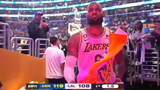 LeBron Leaves to the Locker Room Early After Going Down 0-3 to the Nuggets