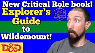 New Critical Role DnD 5e book: Explorer's Guide to Wildemount! DnDaily Vlog #358 D&D and RPG