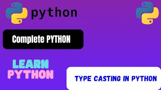 Type Casting in Python|Python programming| MH Coding