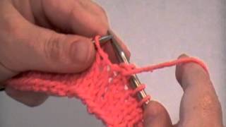 Decrease: Purl 2 Together (p2tog)