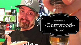 Cuttwood e liquid review for April, 2016 Joe of all vapes