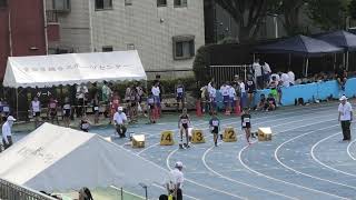 第１４回葛飾区ナイター記録会　小学生女子１００ｍ　夏波　千波