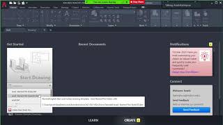 01: Getting Started using Templates (AutoCAD Tutorial)