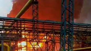 Fire At ONGC Plant In Navi Mumbai