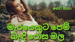 මැරයෙකුට පෙම් බැඳි රෝස මල/02 කොටස/ කෙටි කතා/ Sinhala short story