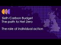 Event: The Path to Net Zero: The role of individual action