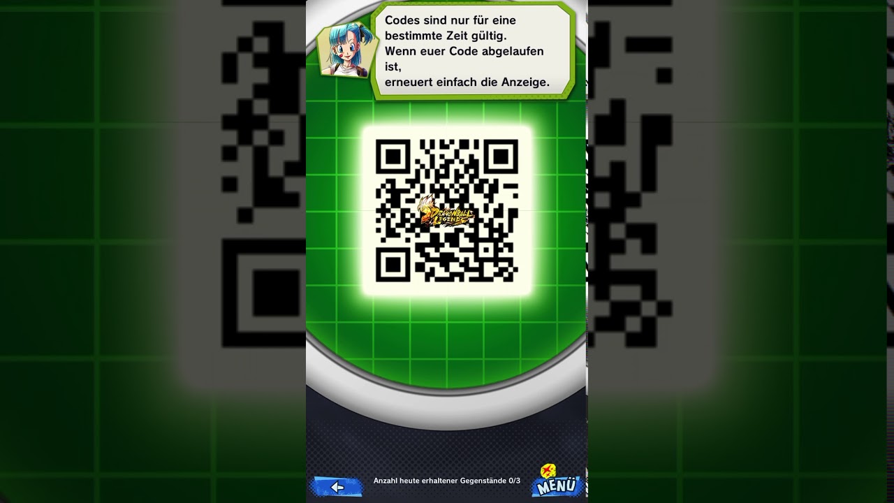 Dragonball Legends Shenlong QR Code - YouTube