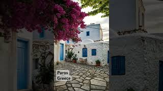 🏝️ Embrace Life’s Beauty  Discover Timeless Charm of Paros, Greece 🇬🇷 #travel #summer  #greekislands