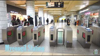 【4K60f】 1-0-0-4. Myeongil Station, Seoul, Korea