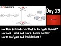 #Fortinet | How to Configure HA in Fortigate Firewall   | Active - Active  | DAY 23 | NSE4 Training