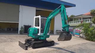 รถขุด แบคโฮ Komatsu PC25-7 หัวเก๋ง คอนโทรลสั้น ปั๊มเฟือง แทรคเหล็ก รถใช้งานในไทย 260,000 บ.