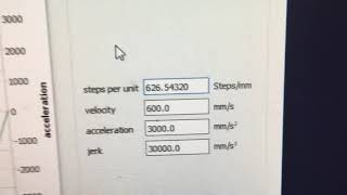 How to set axis resolution of SimCNC