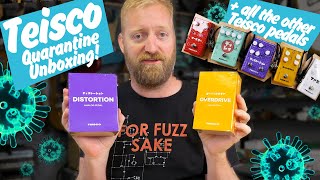 Teisco DISTORTION \u0026 OVERDRIVE - quarantine unboxing + All the other Teisco pedals at the end