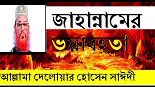 আল্লামা দেলোয়ার হোসেন সাইদীর জাহান্নামের ভয়াবোতা। বাংলা ওয়াজ বাংলা ওয়াজ