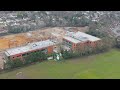 february 2025 demolition update former siemens u0026 marconi site frimley to become frimley square