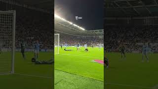 AMAZING PITCHSIDE ANGLE OF DJED SPENCE GOAL | MONSTER CAM