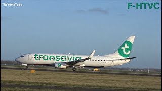 Transavia France - Boeing 737-800 - Takeoff at AMS (F-HTVC)