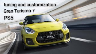 Gran Turismo 7 - PS5 - tuning and customization Suzuki Swift Sport 17'