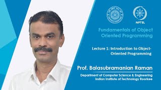 Lecture 1: Introduction to Object-Oriented Programming