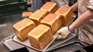 Chewy texture, Soft Square Milk Bread┃Doje Bread┃Korean Street Food