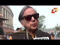 winter session of parliament cong mp shashi tharoor expresses disappointment over frequent impasse