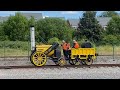 Stephenson’s Rocket Replica having Steam Tests at Locomotion