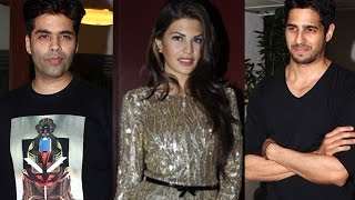 Sidharth Malhotra, Karan Johar, Jacqueline Fernandez And Others At Salman Khan's House For Eid