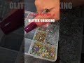 glitter unboxing asmr organize my glitter collection ✨ nailtechlife unboxing