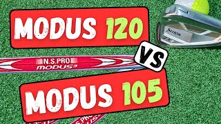 Modus 120 vs Modus 105 - Steel Shaft Test! Heavy vs Mid Weight Steel