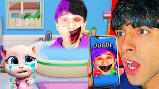 LANKYBOX EVIL CAUGHT in TALKING TOM FRIENDS at 3 AM ! *DO NOT PLAY TALKING TOM & FRIENDS*
