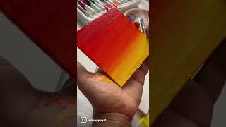 Sunset Mini Canvas Painting ❤️ | acrylic painting