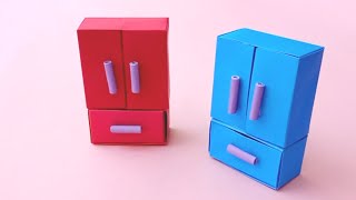 DIY Origami Paper Closet / Paper Closet or Wardrobe / Origami House Furniture
