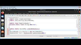 Symmetric key generation in Java