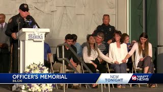 Gulf Coast community comes together for officer McKeithen's memorial service