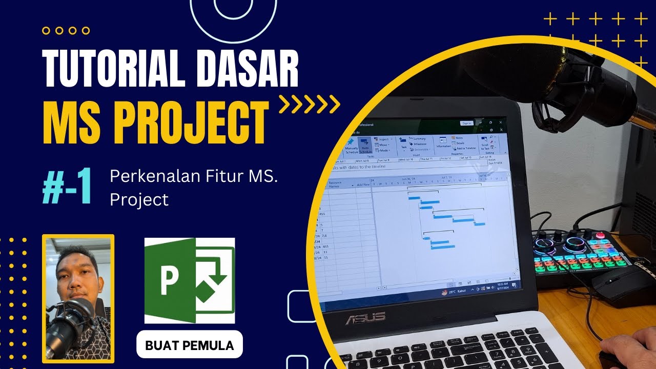 Part 1 Pengenalan Tampilan Ms Project Basic Level Tutorial Ms