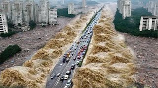 China Today! Billions of tons of water swept through the city in a matter of minutes