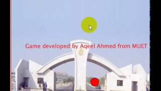 bouncing ball game using Processing code by Aqeel