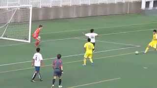 英華vs西島(2014.11.19.D1學界足球甲組)之入球7:1~BRYAN 帽子戲法