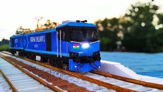 WAG-12 🔥Indian Toy Train Locomotive | RC handmade Toy train | Wag 12 railking new train | #railway