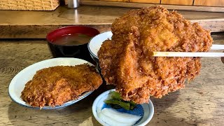 トンカツが漫画みたいなびっくりカツ丼！5時間だけの営業に客が殺到！秩父グルメ5軒巡り/うどんそば盛り #2