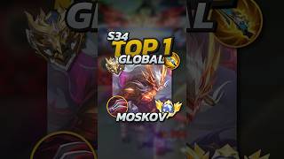 68% Winrate Moskov S34 Build! Mobile Legends #mobilelegends #mlbb #gaming