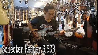 Schecter Reaper 6 SCB Sound Sample ( Unboxing )