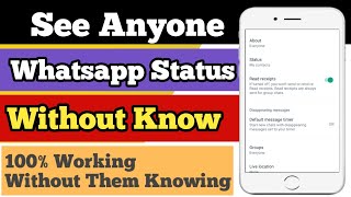 How to Check Whatsapp Status Without Seen | Whatsapp Status Without Seen Kaise Dekhe