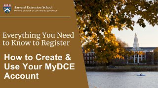How to Create and Use Your MyDCE Student Account